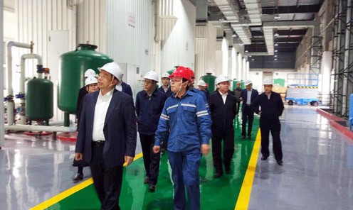 阜新市市长参观考察灵活性调峰项目